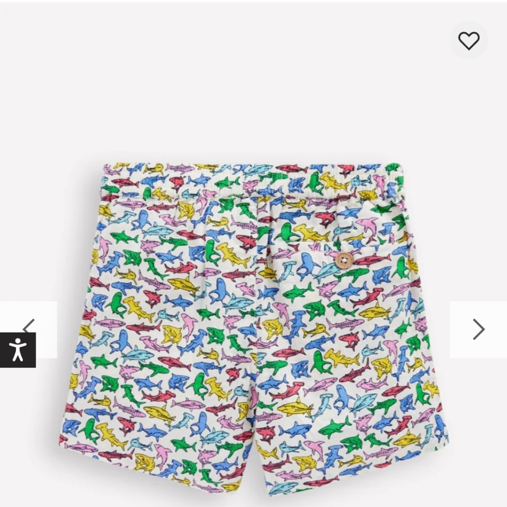 Boden Multi Micro Shark Shorts NWT